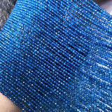 Apatite Faceted Round Beads 2/4/5mm DIY Jewelry Making