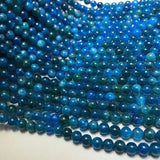 Natural Apatite Loose Beads Round 6/8/10mm 14inch