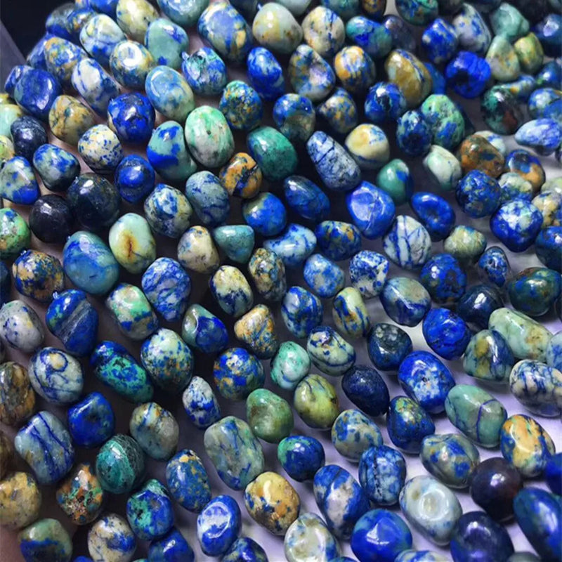 Chrysocolla Loose Beads Baroque 9-12mm 14in DIY Jewelry Making Nature