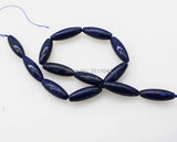 Lapis Egg Loose Beads 10*30MM for DIY Jewelry Making Natural Gemstone