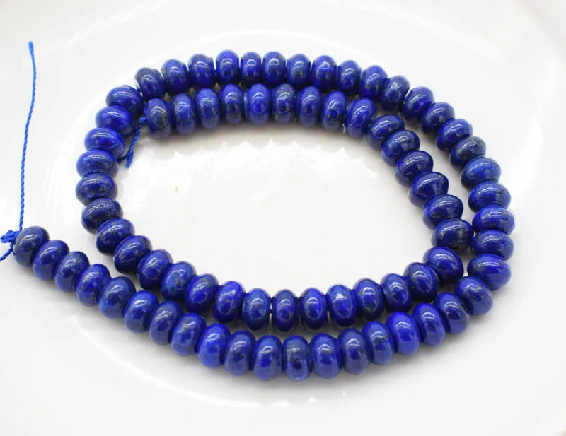 Lapis Roundelle Loose Beads 8*3mm/6*10mm DIY Jewelry Making