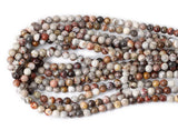Crazy Agate Round Loose Beads 6mm 14-Inch for DIY Jewelry Making Natural
