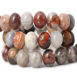 Crazy Agate Round Loose Beads 6mm 14-Inch for DIY Jewelry Making Natural