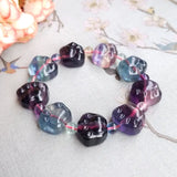 Fluorite Cat Foot Carved Pendant 15MM Loose Beads for DIY Jewelry Making