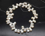 Freshwater Pear Baroque Side Hole Beads for DIY Jewelry
