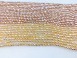 Baroque Freshwater Pearl Beads 3-5mm Pink/Purple for Jewelry Making
