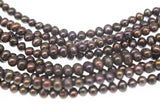 3-5mm Loose Freshwater Pearl Beads Sky Blue/Brown Baroque for Jewelry