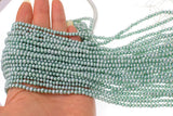 3-5mm Loose Freshwater Pearl Beads Sky Blue/Brown Baroque for Jewelry