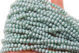 3-5mm Loose Freshwater Pearl Beads Sky Blue/Brown Baroque for Jewelry