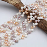 Freshwater Pearl Rice Beads 5-6mm White/Pink/Purple DIY Jewelry Making