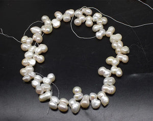 Baroque Freshwater Pearl Loose Beads 15-18mm Side Hole Jewelry Making Necklace