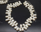 Freshwater Pearl Rice Loose Beads with Side Hole for Jewelry Making