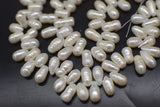 Freshwater Pearl Rice Loose Beads with Side Hole for Jewelry Making