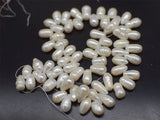 Freshwater Pearl Rice Loose Beads with Side Hole for Jewelry Making