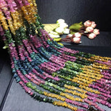 Tourmaline Loose Beads 3-4MM Baroque Gradient for Jewelry Making