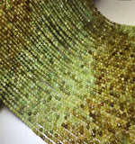 Green Tsavorite Round Faceted Loose Beads 2/3/4mm 14-Inch