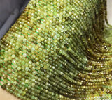 Green Tsavorite Round Faceted Loose Beads 2/3/4mm 14-Inch