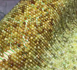 Green Tsavorite Round Faceted Loose Beads 2/3/4mm 14-Inch
