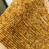 Green/Yellow Tourmaline Faceted Loose Beads 2*3mm Round