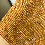 Green/Yellow Tourmaline Faceted Loose Beads 2*3mm Round