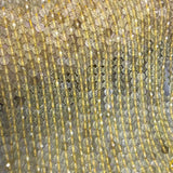 Lemon Quartz Faceted Beads 5.5mm DIY Jewelry Making