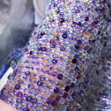 Multicolor Fluorite Faceted Loose Beads 2x4mm 14-inch