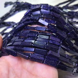 4*13mm Loose Amethyst Lapis Quartz Beads 14inch