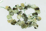 Gemstone Loose Beads Prehnite/Amethyst/Lemon Quartz/Rose/Lapis Baroque Faceted