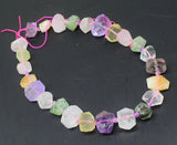 Gemstone Loose Beads Prehnite/Amethyst/Lemon Quartz/Rose/Lapis Baroque Faceted