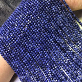 Sapphire Square Faceted Loose Beads 2.5/3.5mm for Jewelry Making