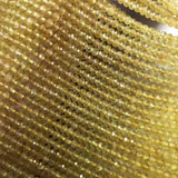 Yellow Apatite Faceted Roundel Loose Beads 4*3mm for DIY Jewelry Making