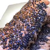 Faceted Loose Beads 3mm Moragnite/Rose Quartz/Pietersite/Rutilated Quartz