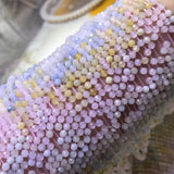 Faceted Loose Beads 3mm Moragnite/Rose Quartz/Pietersite/Rutilated Quartz