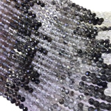 Faceted Loose Beads 3mm Moragnite/Rose Quartz/Pietersite/Rutilated Quartz