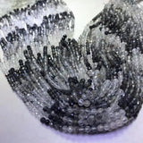 Faceted Loose Beads 3mm Moragnite/Rose Quartz/Pietersite/Rutilated Quartz