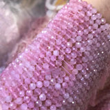 Faceted Loose Beads 3mm Moragnite/Rose Quartz/Pietersite/Rutilated Quartz