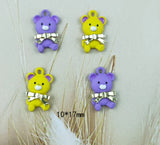 40pcs Cartoon Bears Metal Charm Pendant DIY Jewelry Making