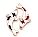 40pcs Fish Metal Charm Pendant DIY Jewelry Making