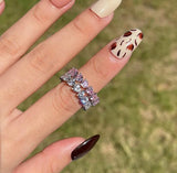 Sweet Heart Pink Rhinestone Ring for Women
