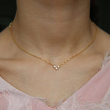 Opal Fire Stone 925 Silver Necklace Jewelry for Women