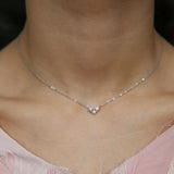 Opal Fire Stone 925 Silver Necklace Jewelry for Women