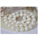 Elegant 9-10mm Round Freshwater Pearl Necklace