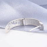 S925 Silver Love Hollow Zircon Earrings for Wedding