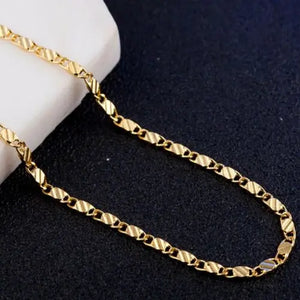 925 Silver 18K 2MM Clavicle Chains Necklace Men Women Wedding Jewelry Christmas