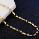 925 Silver 18K 2MM Clavicle Chains Necklace Men Women Wedding Jewelry Christmas