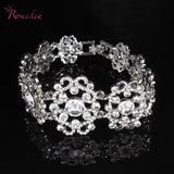 Charming Bride Wedding Crystal Jewelry Bracelets for Women