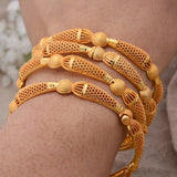 Dubai Arab Africa Bangles for Women Girl Jewelries Papua Guinea Bracelets