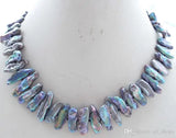 8-22mm Akoya Cultured Pearl Necklace 18''
