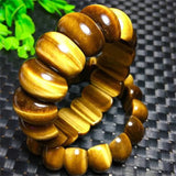 Brazilian Natural Tiger Eye Stone Bracelet Charm Jewelry for MenWomen