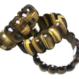Brazilian Natural Tiger Eye Stone Bracelet Charm Jewelry for MenWomen